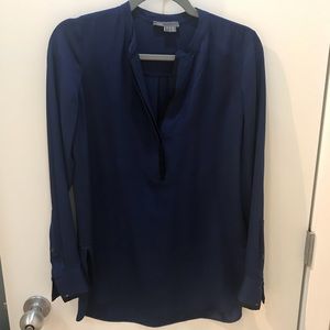Vince silk pop-over blouse *EUC